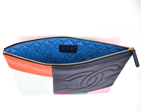 chanel multi pochette|chanel clutch with hand strap.